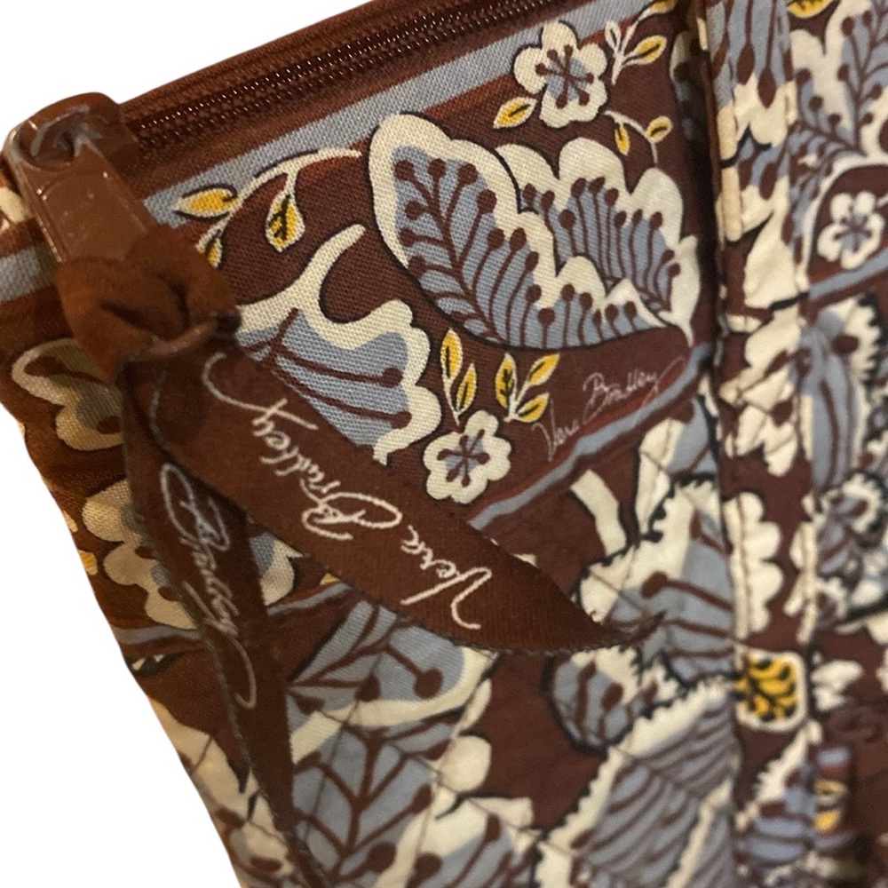 Vera Bradley Floral Brown Tote Bag - Picture 4 of 8